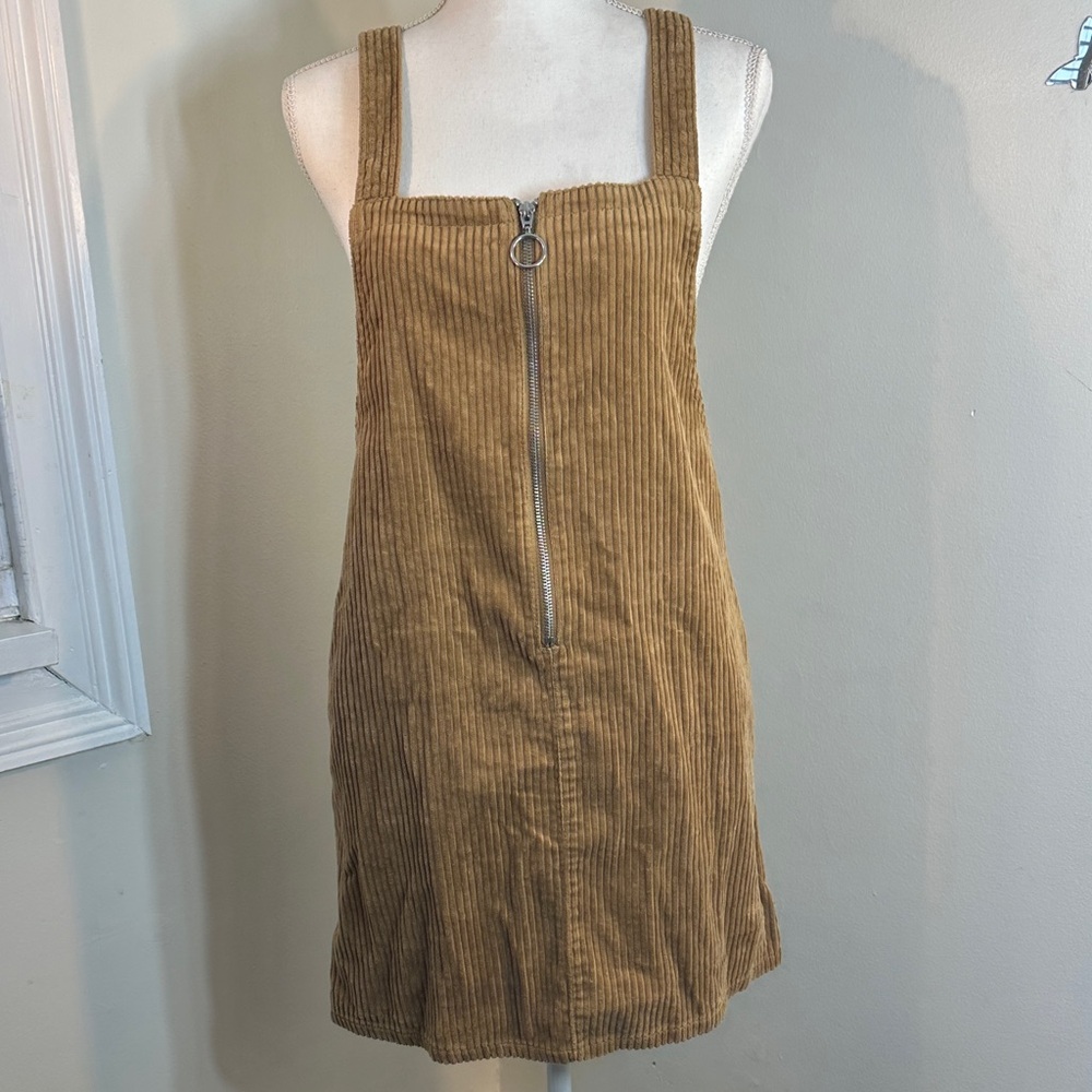 Miss Selfridge Tan Corduroy Romper